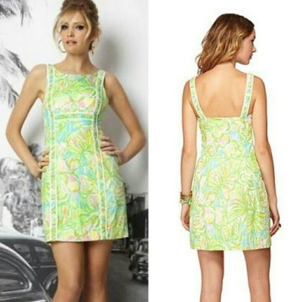 Lilly Pulitzer Elephant Print Shift Dress